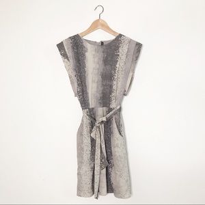 W118 by Walter Baker Gray Patterned Dress